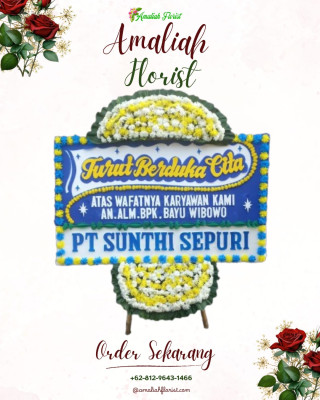 Papan Bunga Duka di Rongga